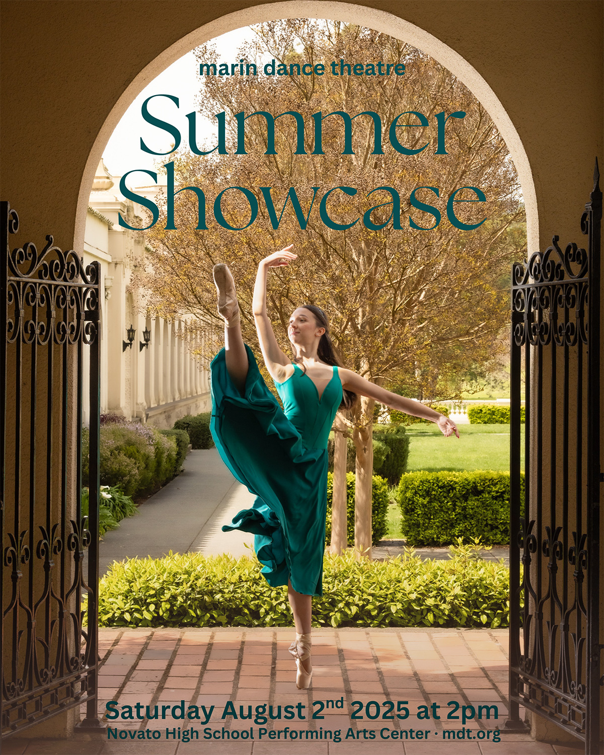 MDT Summer Showcase performance poster