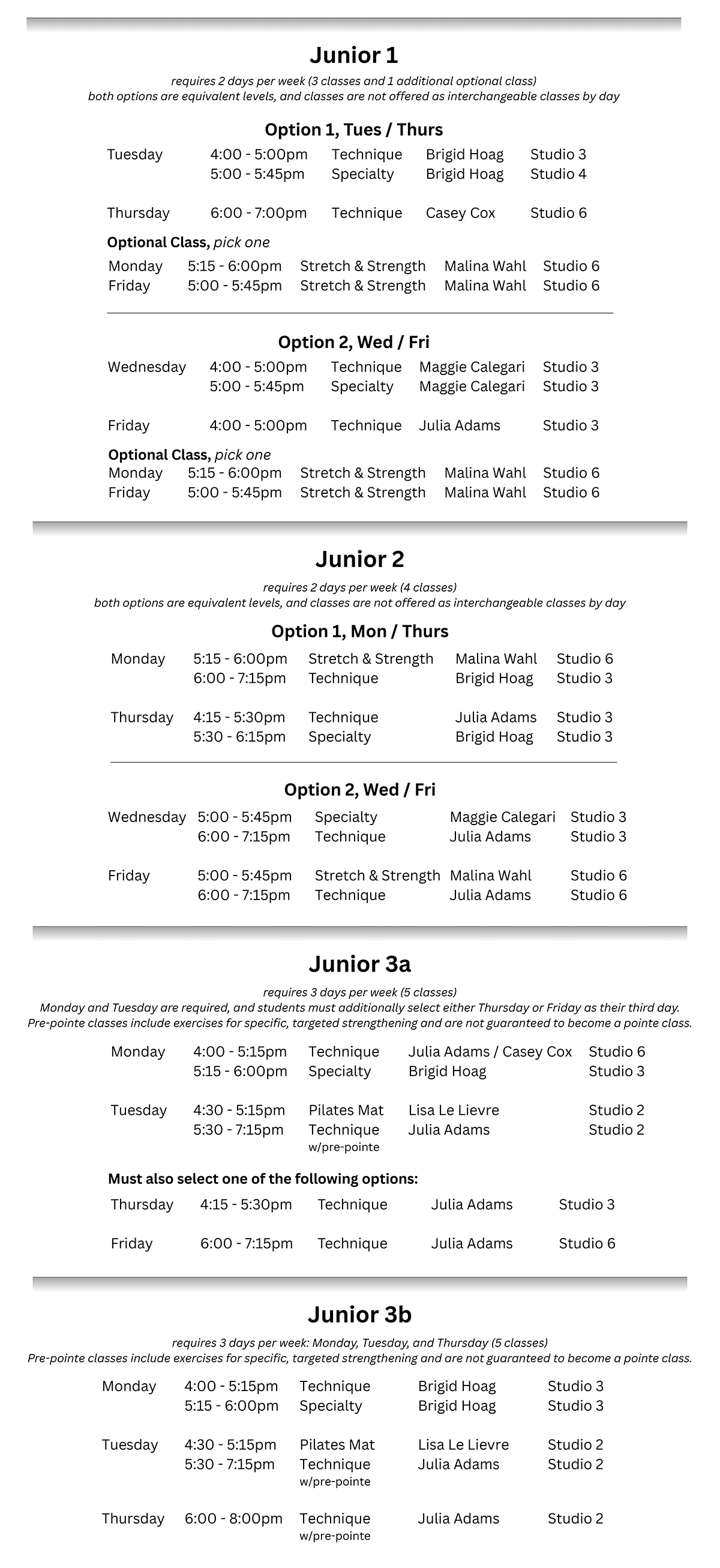 Summer Camps info poster
